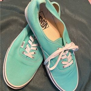 Men’s Vans size 11 green EUC